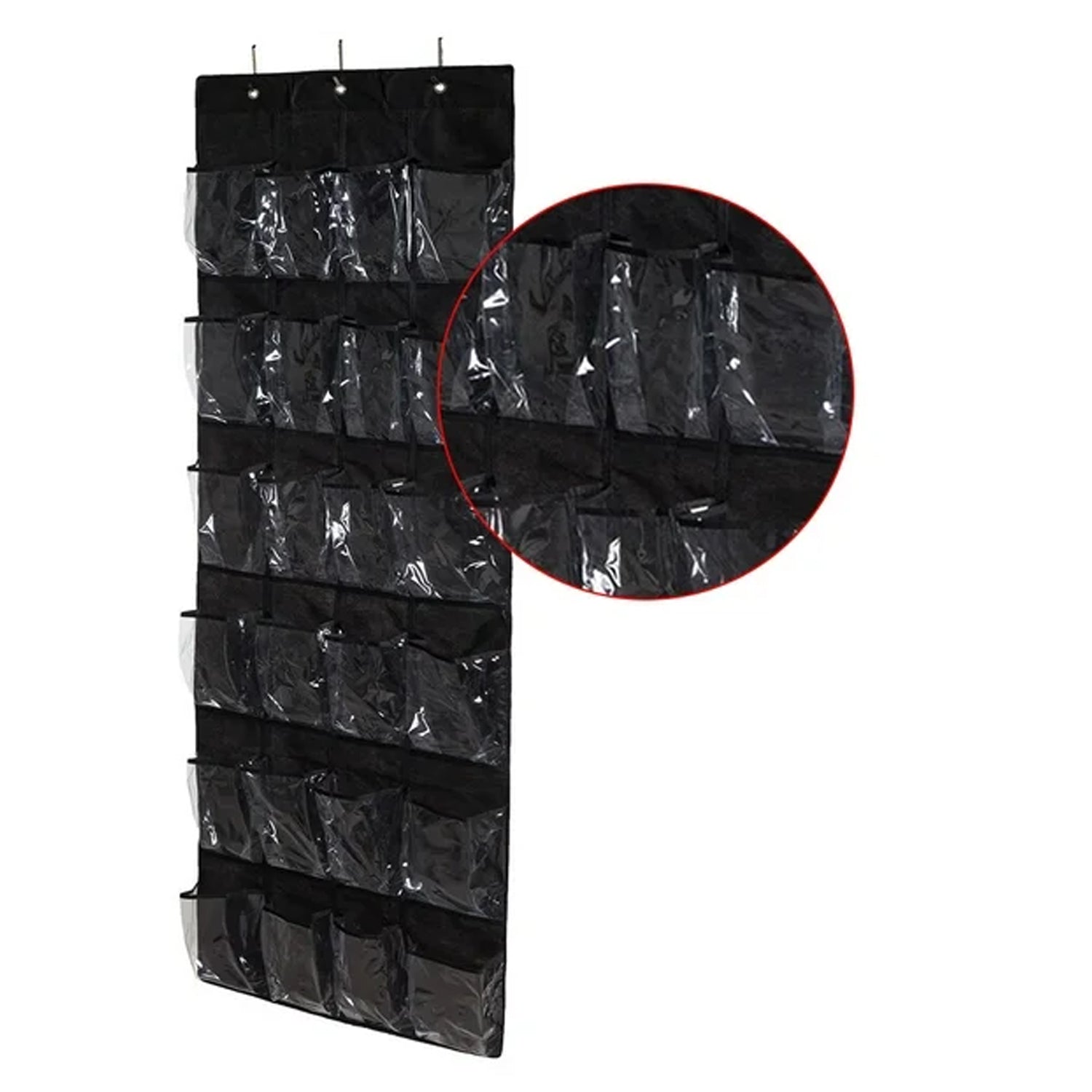 24 Grid Over the Door Shoe Organizer Rack Hanging Storage Space Saver (1 Pc) 24 Grid Over the Door Shoe Organizer Rack Hanging Storage Space Saver (1 Pc)